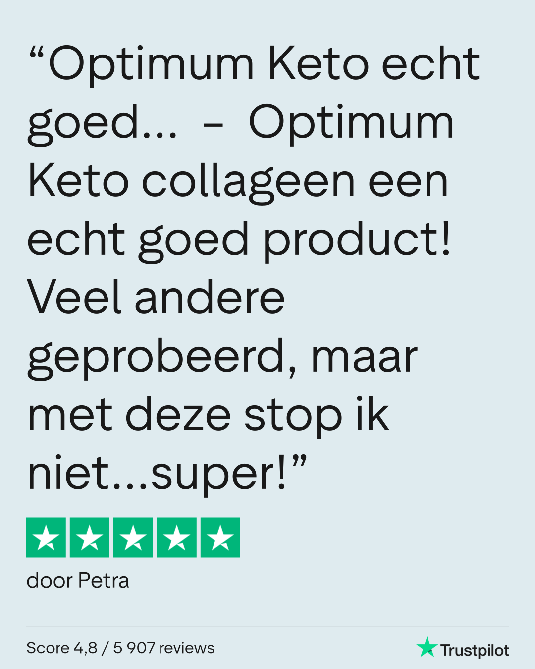 Trustpilot review Petra
