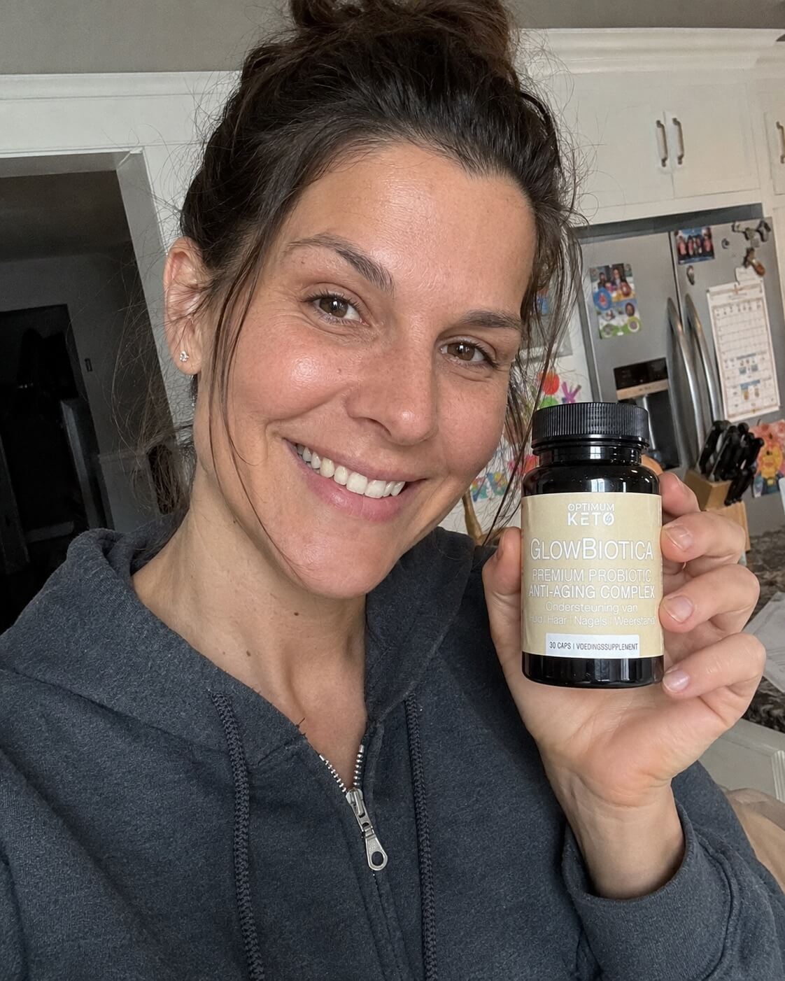 Vrouw met pot GlowBiotica